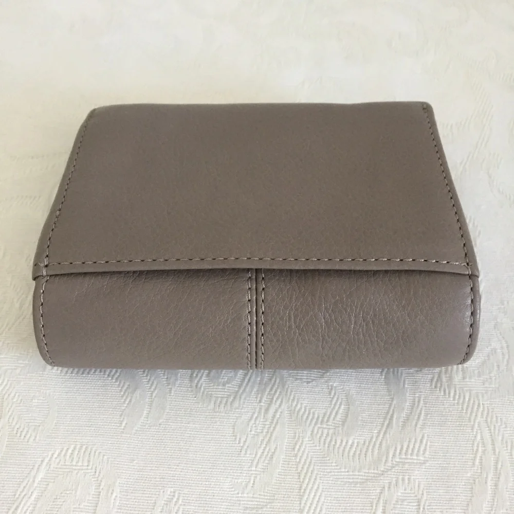 Coach gray fold wallet